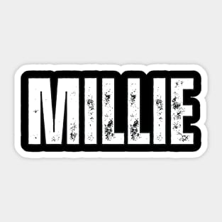 Millie Name Gift Birthday Holiday Anniversary Sticker